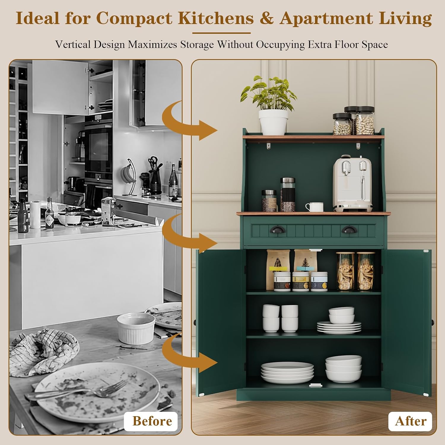 Çiftlik Evi Tarzında Yeşil Mik - Kitchen Appliances Green incelemesi ve fiyatı