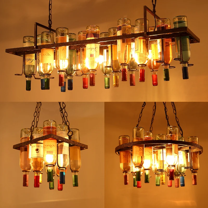 Vintage şarap şişesi demir Led - Kitchen Appliances Green incelemesi ve fiyatı